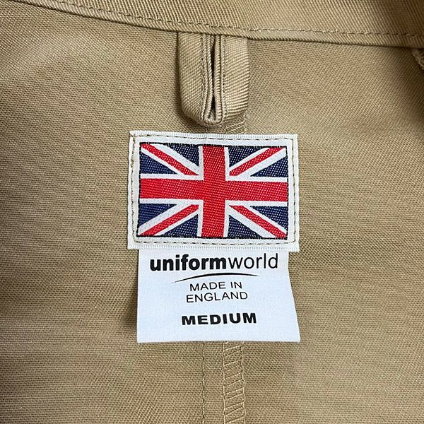 uniform world　ツイル　ワーク　コート　ベージュ　Ｍ