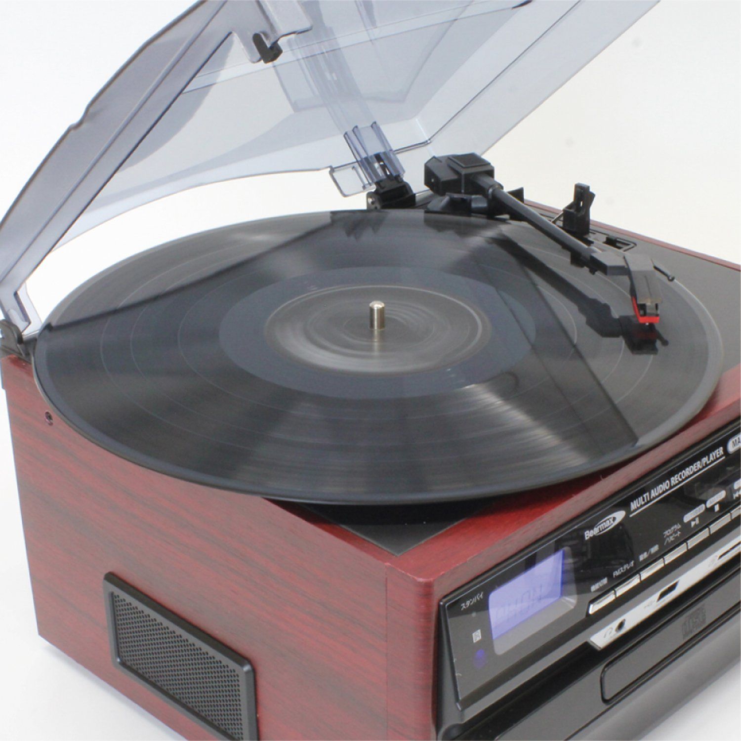  クマザキエイム Bearmax マルチレコードプレーヤー レコーダー SDカード USBメモリにダイレクト録音 MA-88 ラジオ ラジカセ ラジオ コンポ