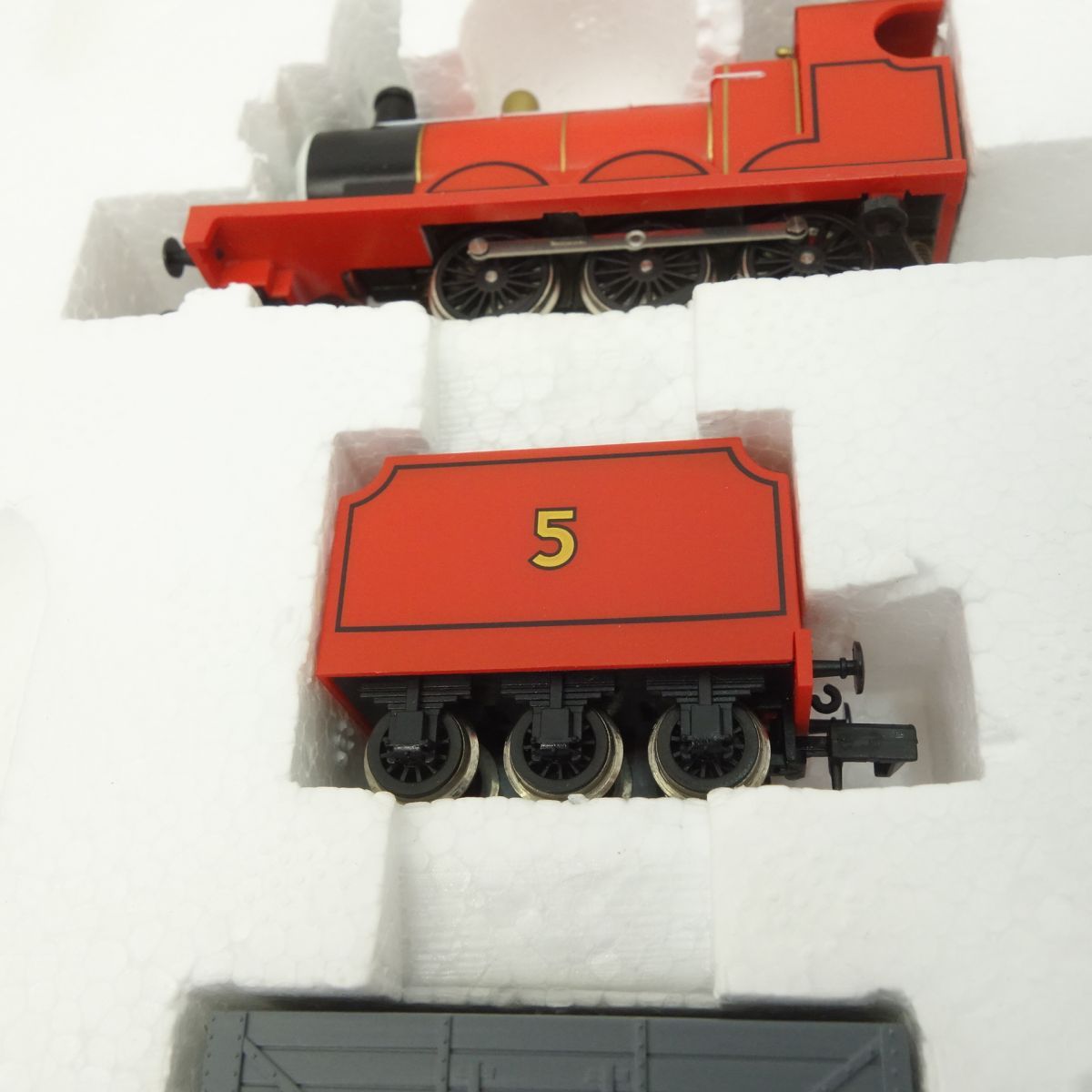 トミックス製ジェームズ＋貨車2両セット トミックス製ジェームズ＋貨車2両セット きかんしゃジェームス