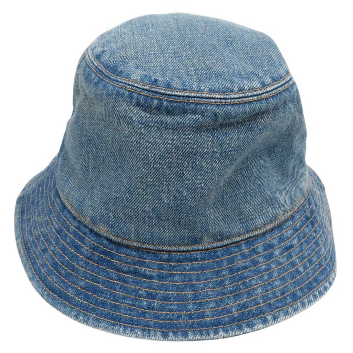 セリーヌ　デニム　バケットハット　L セリーヌ デニム バケットハット CELINE】TRIOMPHE BUCKET HAT デニム