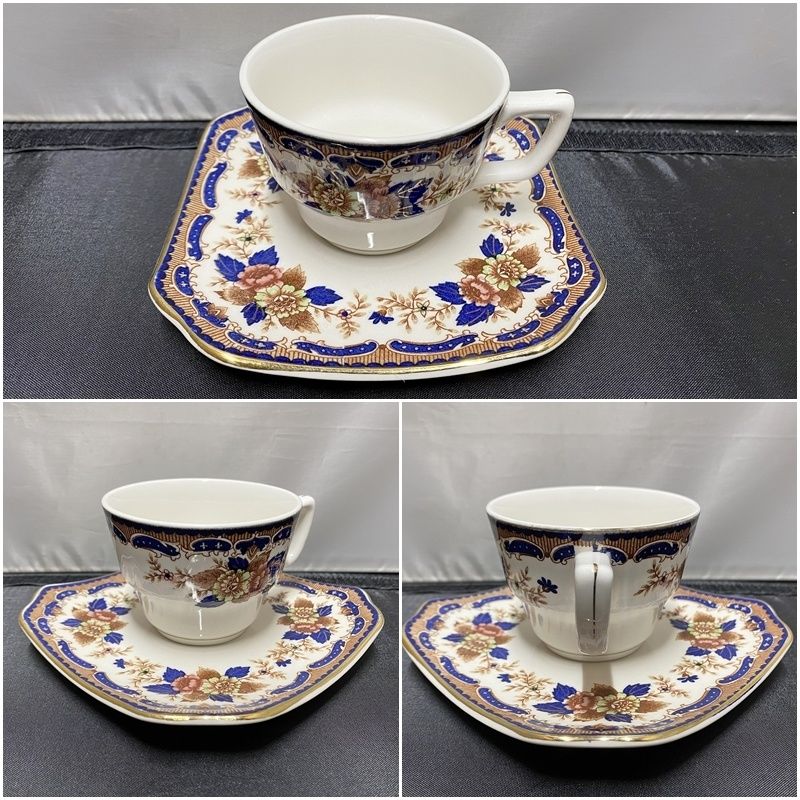 NIKKO - 廃盤 外箱付き NIKKO コーヒーカップ&amp;ソーサー 2客セット カップ＆ソーサーZ/NIKKO/赤/絵柄/アンティーク | 骨董