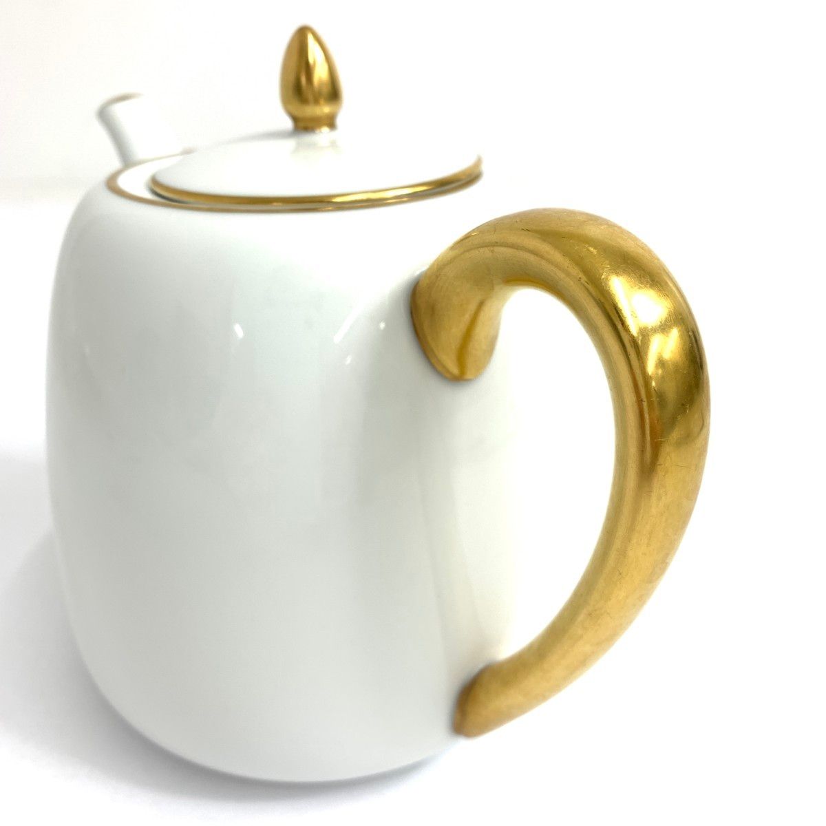 【美品】大倉陶園　ティーポット　ゴールドライン ゴールドライン ポット