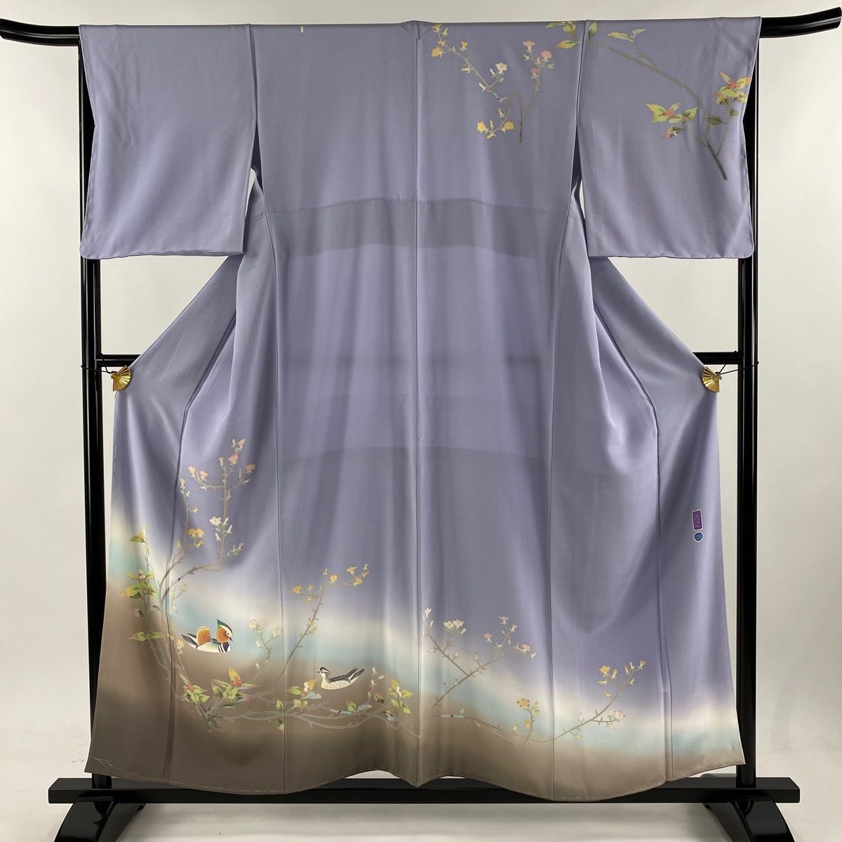 辻ヶ花　絞り　霞取り　枝垂れ花模様　訪問着　着物　033a p 辻ヶ花 絞り 霞取り 枝垂れ花模様 訪問着 着物 033a p （辻ヶ花
