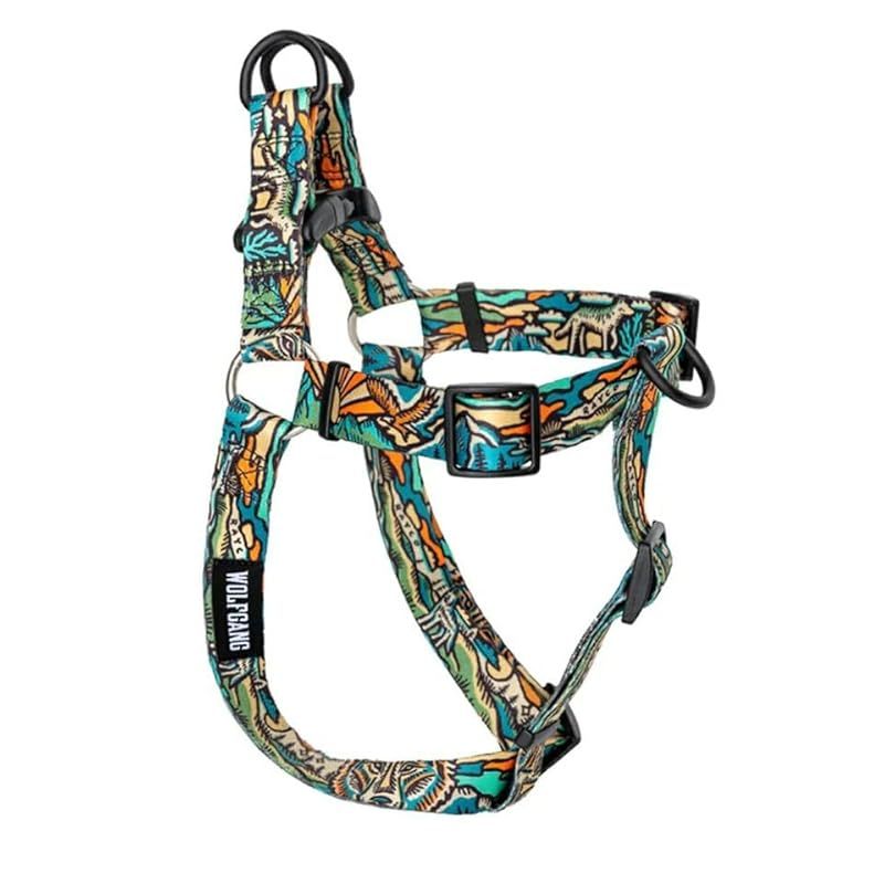 WOLFGANG|ウルフギャング WildWolf Harness XL size 巾2.5cm x 胴回り66-96cm 大型犬用ハーネス 0