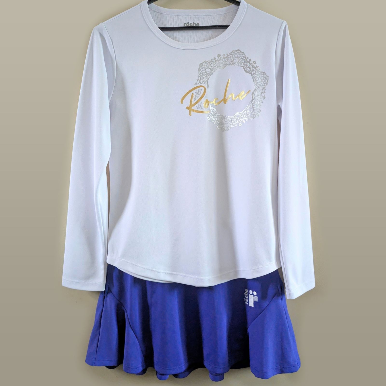 【新品】roche テニスウェア上下セット ローチェ（roche） ウェア（レディース） ]ゲームシャツ