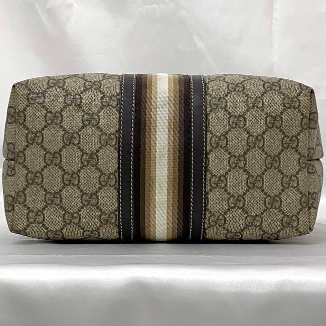 グッチ トートバッグ f-21619 ベージュ ブラウン GGスプリーム