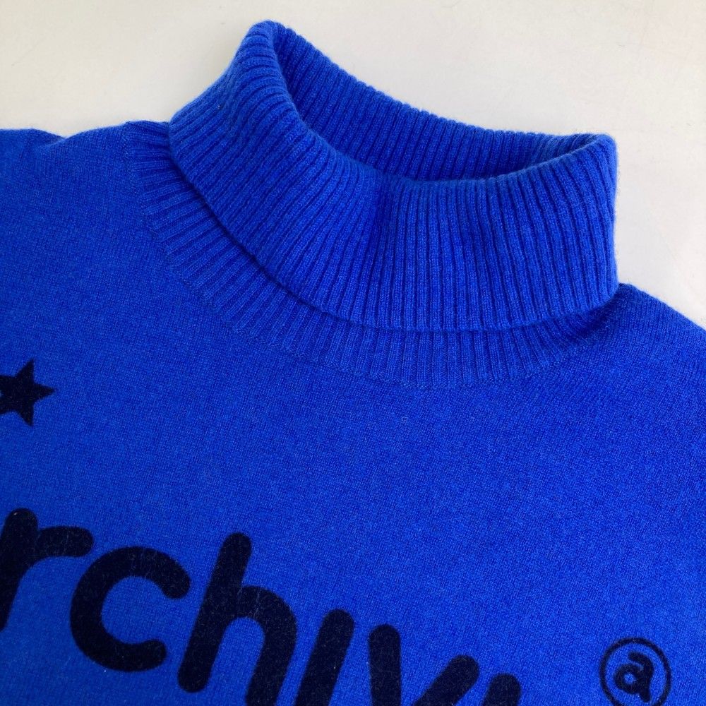 サイズ：48 ARCHIVIO アルチビオ タートルネック ウールニットセーター