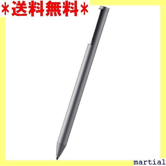 エレコム P-TPACSTAP01GY アクティブタッチペン リチウム充電式 iPad