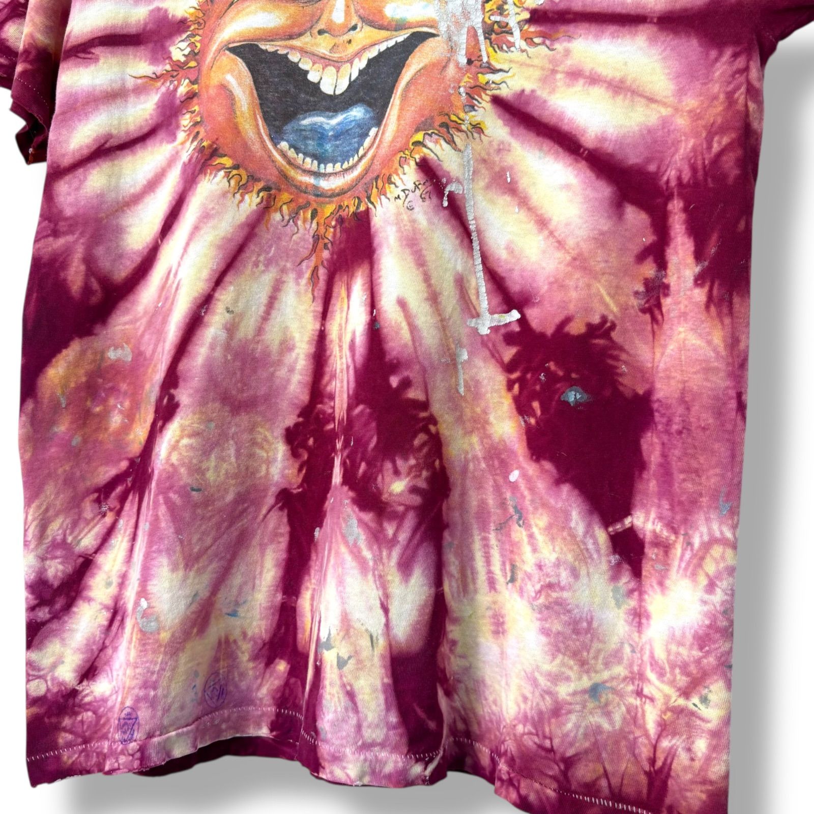 Special】 80s Grateful Dead Tie Dye Print Band T-Shirt 80年代 
