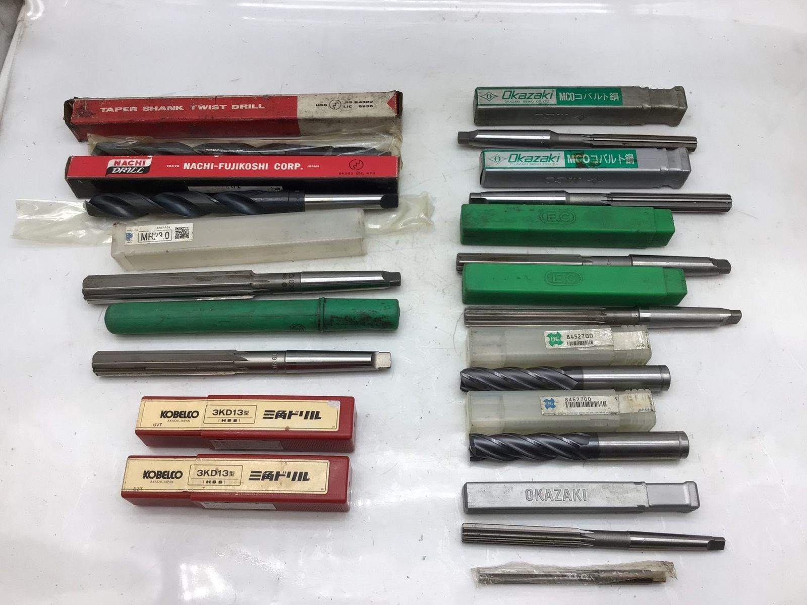 品 ◯KOBELCO|OSG|ナチなど ドリル エンドミル13点セット ITGDS7D65UA4 エコツール知立店 M02