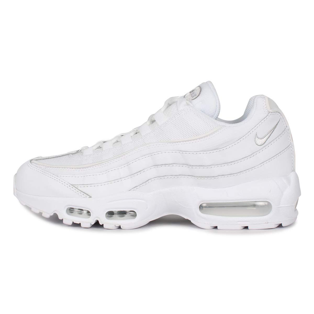 [ナイキ] エアマックス95 スニーカー AIR MAX 95 ESSENTIAL ホワイト 白 CT1268-100 US9.5-27.5 [並行輸入品] [WHITE/WHITE/GREY FOG] [27.5 cm]