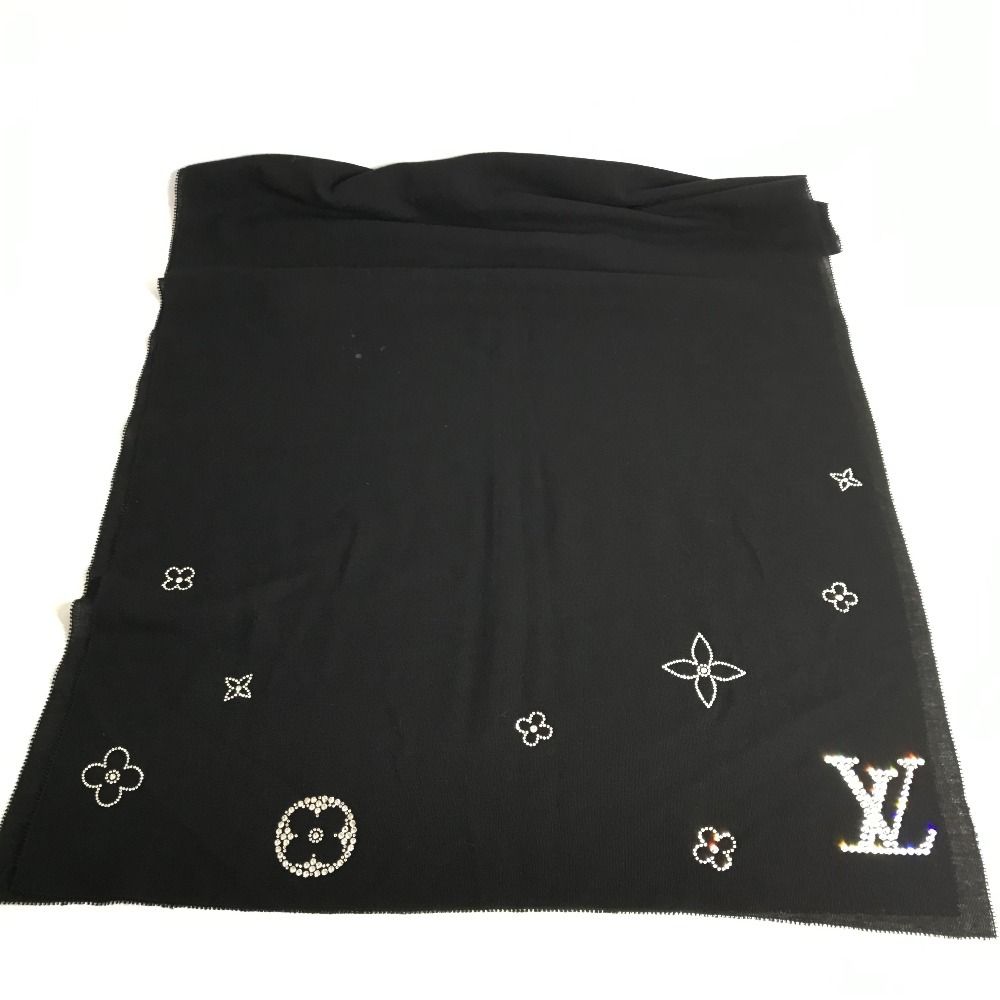 LOUIS VUITTON ルイヴィトン ストール ロゴ ラインストーン LV  