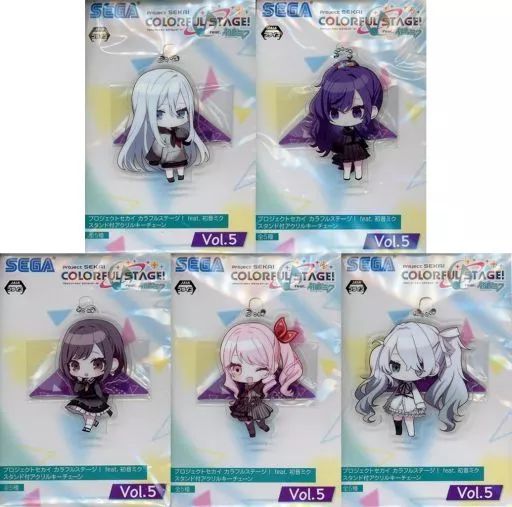 中古】雑貨 全5種セット スタンド付アクリルキーチェーンVol.5