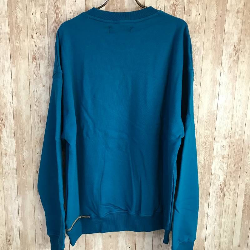 コ Tee Library ティーリバティ Truth but トゥルースバット トレーナー ブルー TSK-PT-49