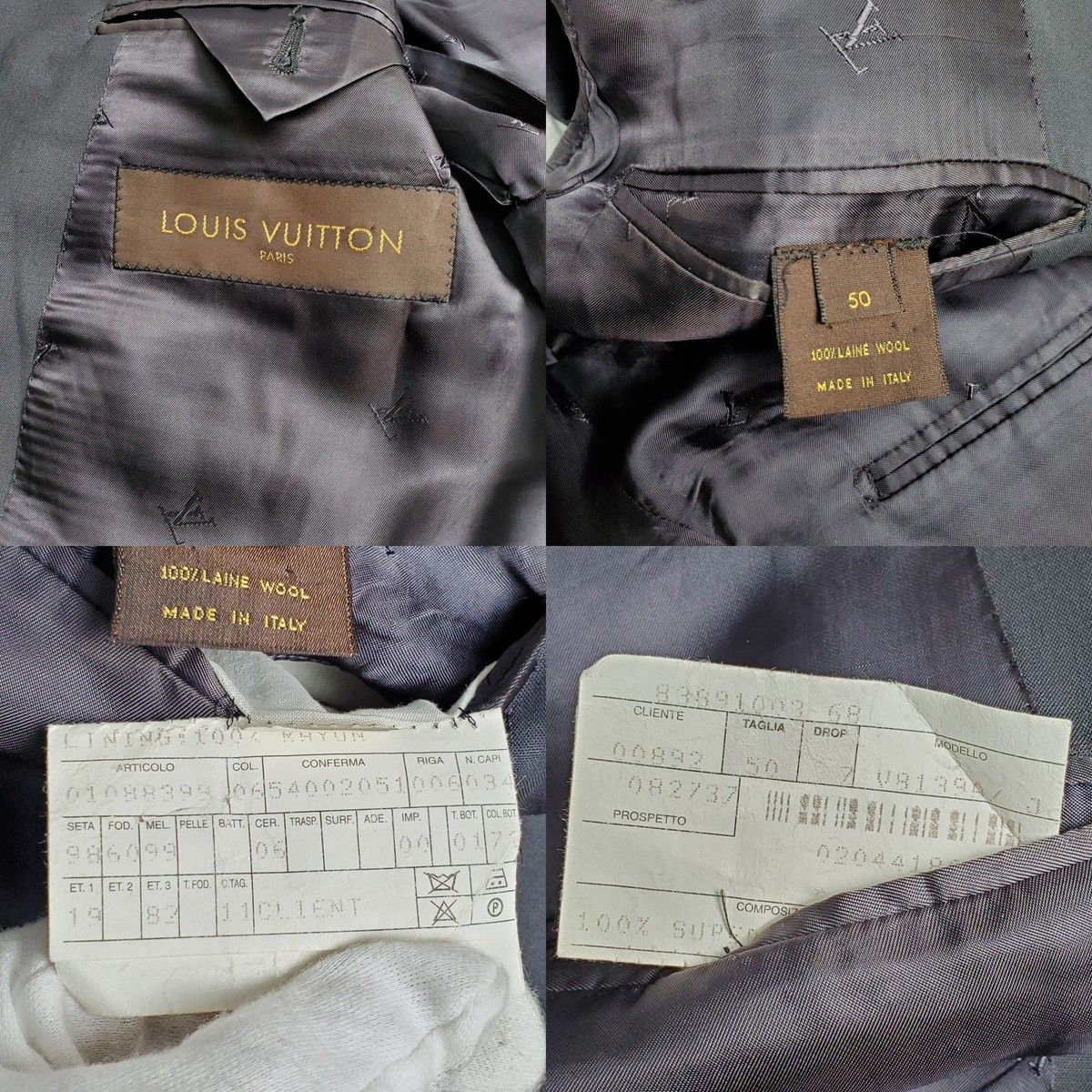LOUIS VUITTON - 【極美品】LOUIS VUITTON スーツ セットアップ