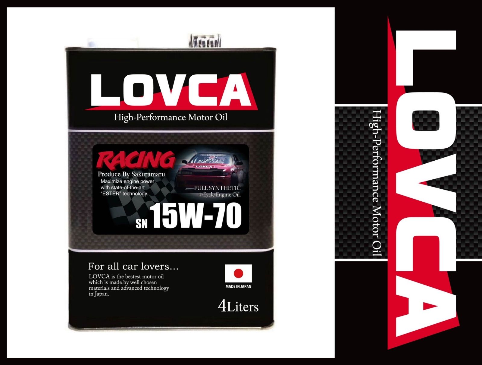 20L 10W-60 LOVCA エンジンオイル SEMI-RACING | RACING 10W60 SP