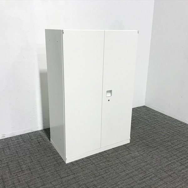 両開き書庫 レクトライン キャビネット オカムラ ホワイト
