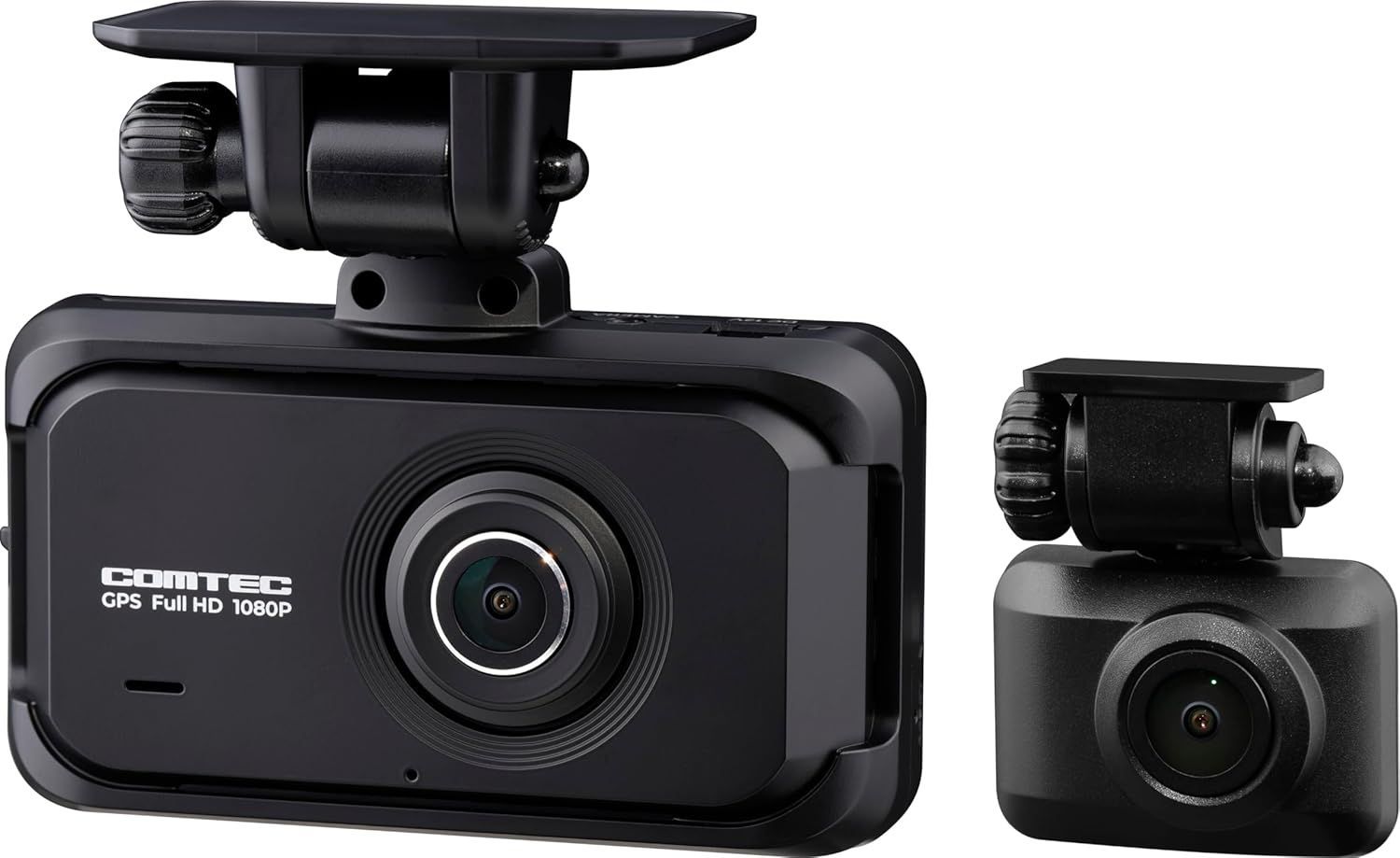 コムテック ドライブレコーダー ZDR055 STARVIS 2搭載で夜間撮影性能向上 前後2カメラ 前後200万画素 FullHD GPS 後続車両接近お知らせ機能 運転支援機能搭載 3年保証 常時録画 衝撃録画 駐車監視 高速起動 液晶