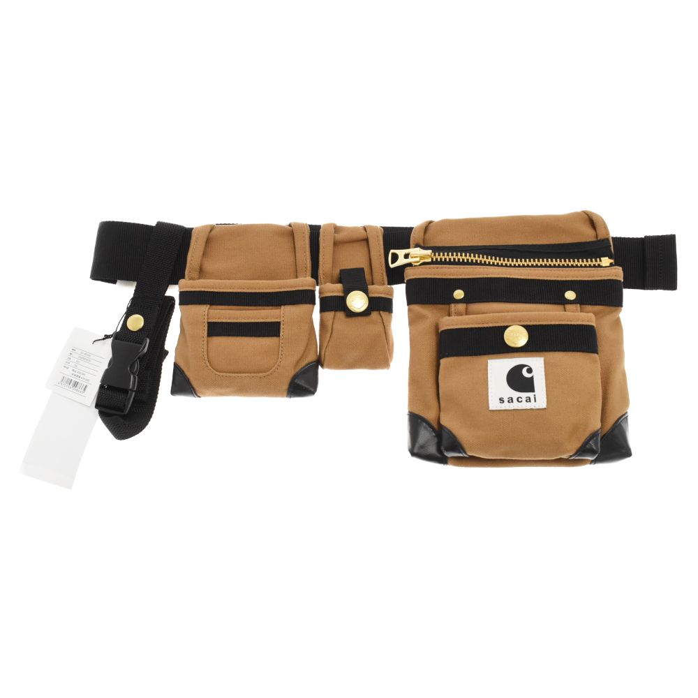 sacai Carhartt WIP Pocket Bagボディバックベージュ