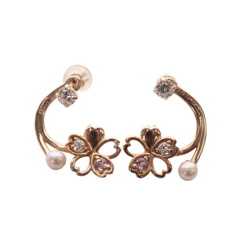 Canal 4°C2024 SAKURA Collection ピアス カナルヨンドシー Canal4℃ 【Sakura Collection】シルバー
