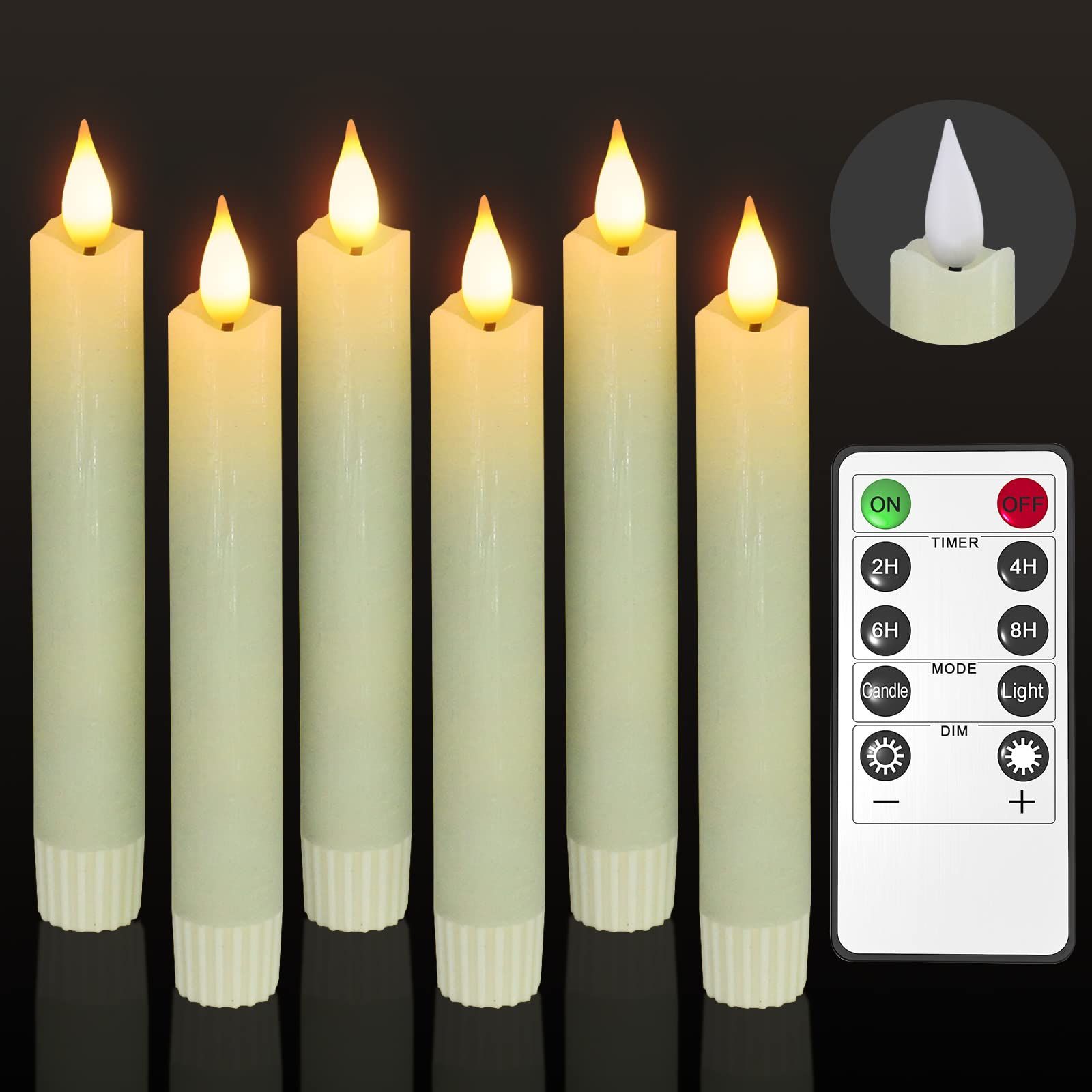 【人気商品】電池式 スイッチ型 LED ろうそく ローソク 蝋燭 イベント ろうそく 仏具 婚葬祭 ゆらぎライトLEDキャンドルライト 墓参り お供え お供え お盆 お盆用品 安全 仏壇用 簡単 リモコン