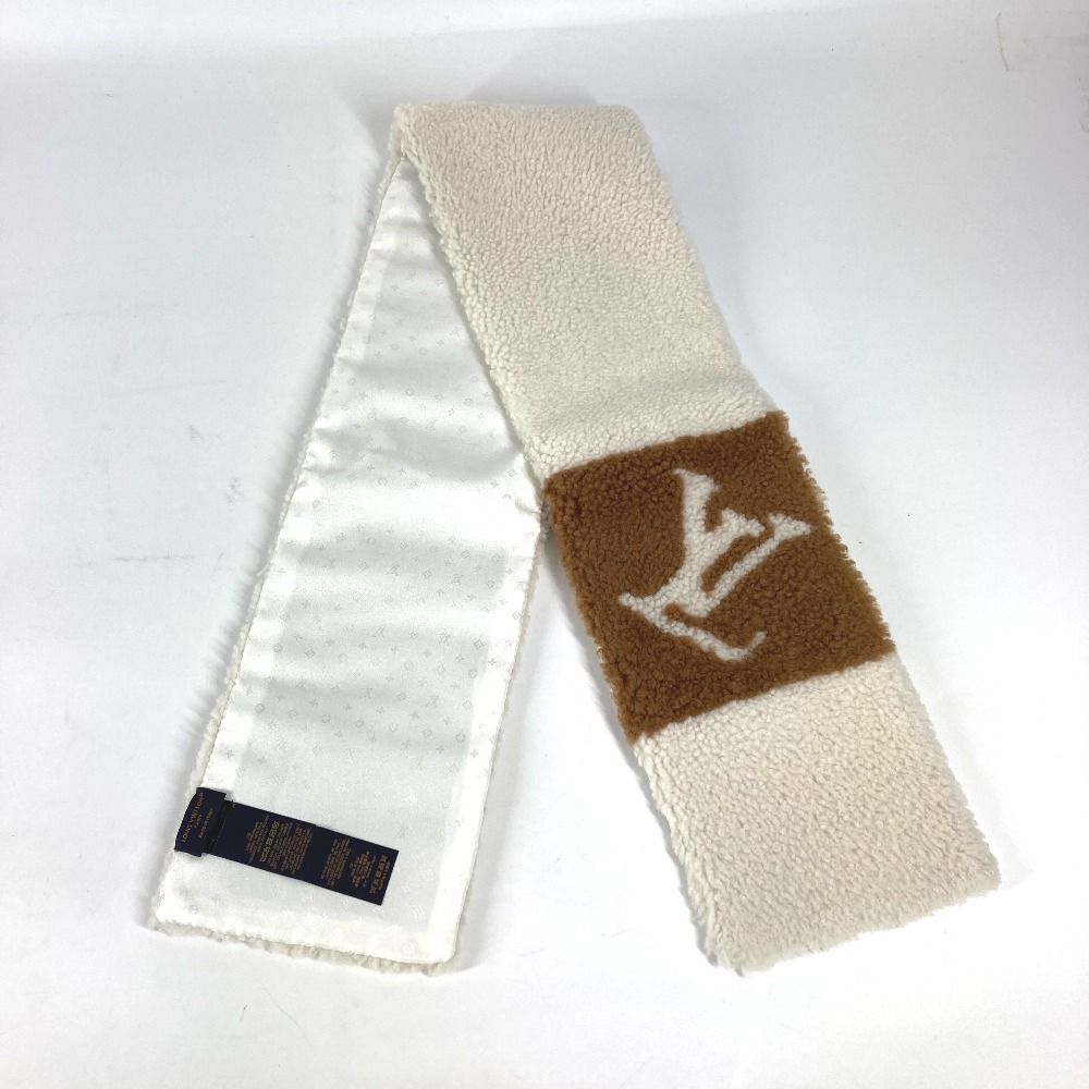 ルイヴィトンマフラー ・ネバー フリーズ シャーリング シアリング ベージュ LOUIS VUITTON ルイヴィトン マフラー マフラー ・ネバー