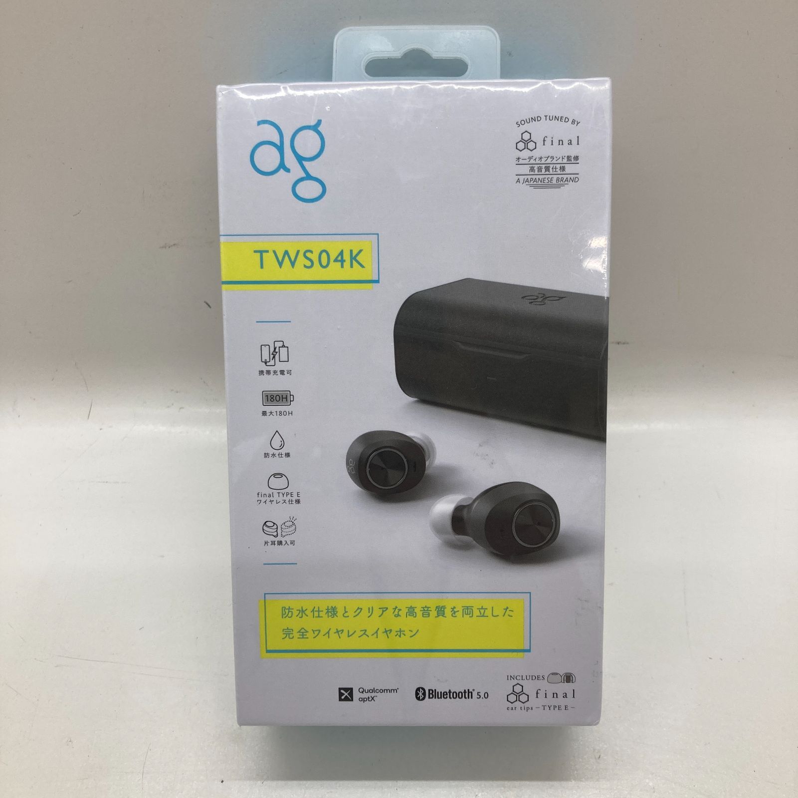 06m0036 ag Bluetooth 完全ワイヤレスイヤホン TWS04K 中古品 - メルカリ