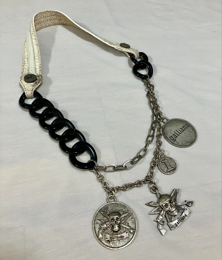 John Galliano ジョンガリアーノ シルバー ヴィンテージネックレス ジョンガリアーノ ネックレス John Galliano - メルカリ