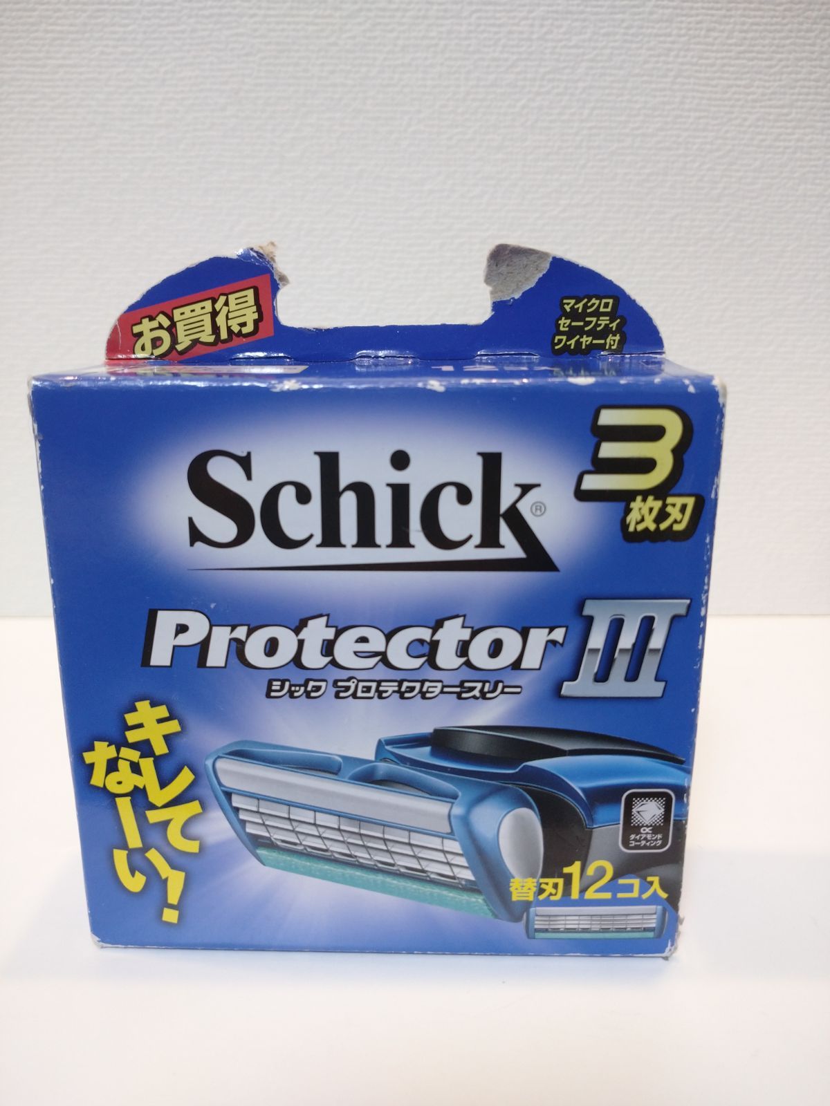 シック Schick プロテクタースリー 3枚刃 替刃 (12コ入) - メンズ剃刀