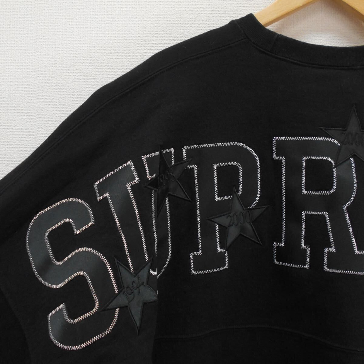 Supreme シュプリーム 20SS STARS CREWNECK スター ワッペンロゴ 