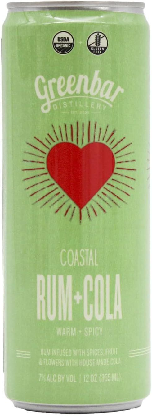 ●Greenbar Distillery オーガニックのカクテル ラムコーラ 355ml×16本 4570099198033 002851