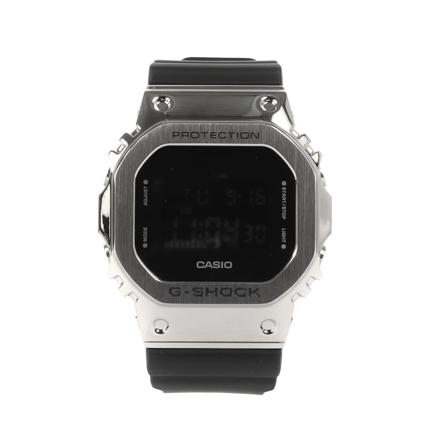 G-SHOCK ジーショック GM-5600U-1JF メタルカバード 腕時計 | ウォッチ | ブラック シルバー | CASIO カシオ | ファッション アイテム 小物 メンズ