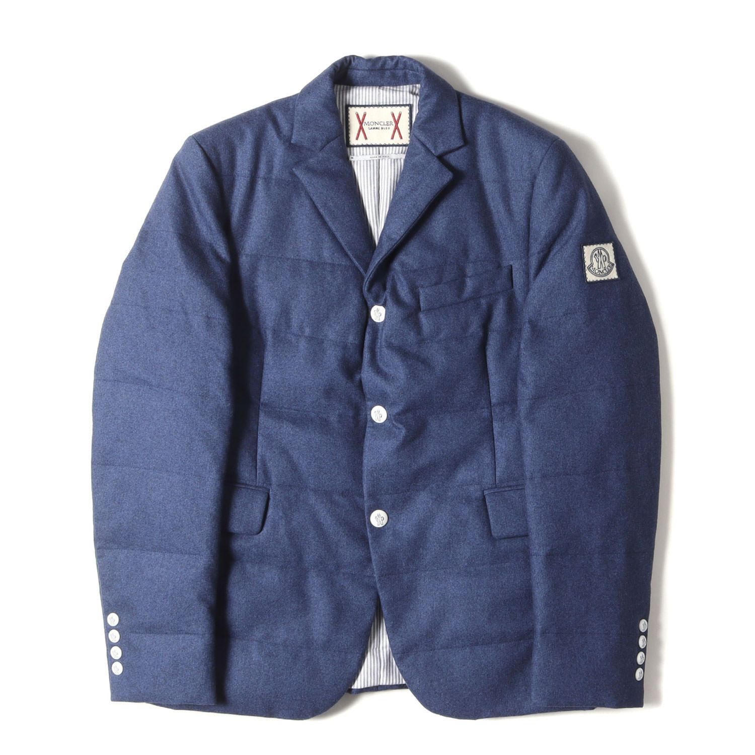 ふりーざモンクレールMONCLER GAMMEBLEU ジャケット MONCLER モンクレール ダウンジャケット メンズスキーワッペン