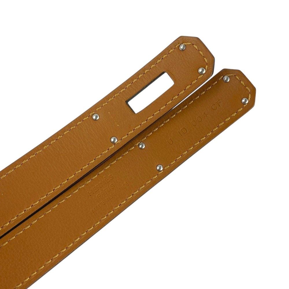 ■新同■　エルメス ケリー ベルト ファッション エプソン エトゥープ ゴールド U刻 箱 【347788】7 HERMES - □新同□ エルメス ケリー ベルト ファッション エプソン
