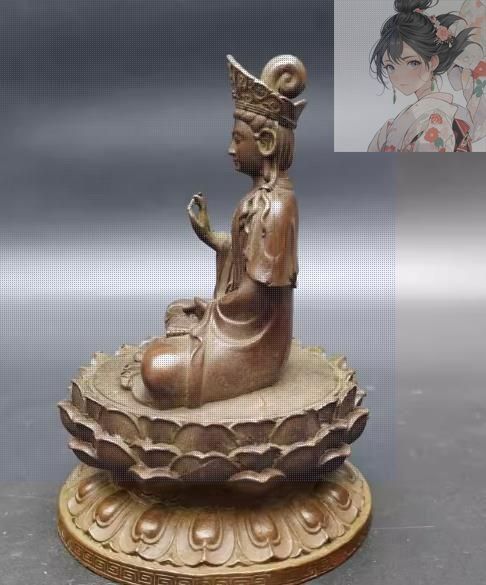 銅細工 仏教美術 座蓮観音 工芸品 装飾品 美術品 置物 銅細工 仏教美術 座蓮観音 工芸品 装飾品 美術品 置物 楽天市場】