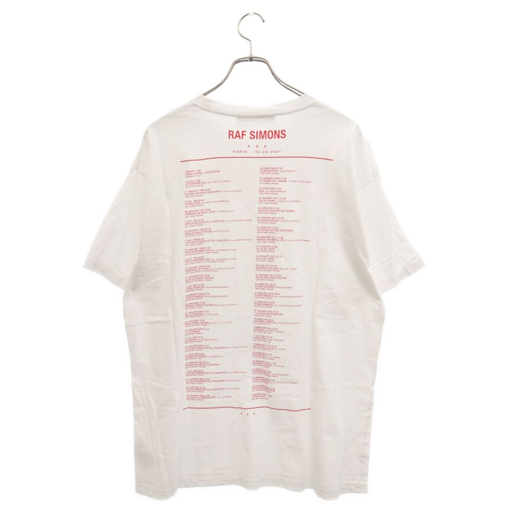 ラフシモンズ 22SS 221-141A レイヤードツアーTシャツ メンズ L RAF