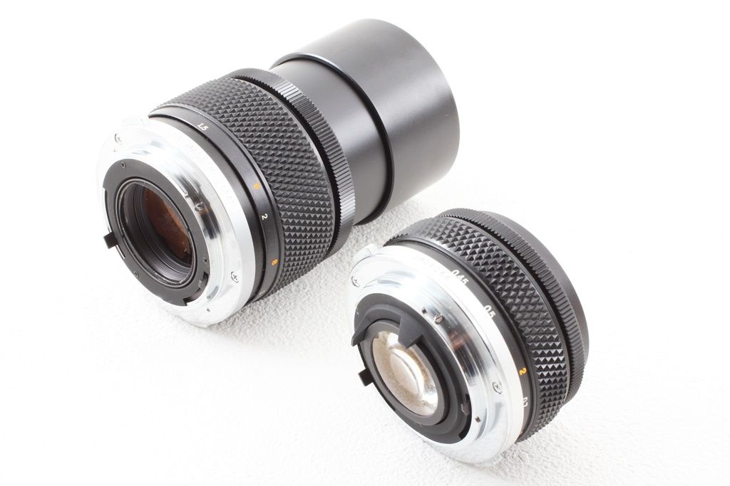 格安 OLYMPUS オリンパス OM-2n ZUIKO MC AUTO-S 50/1.4 135/3.5 一眼