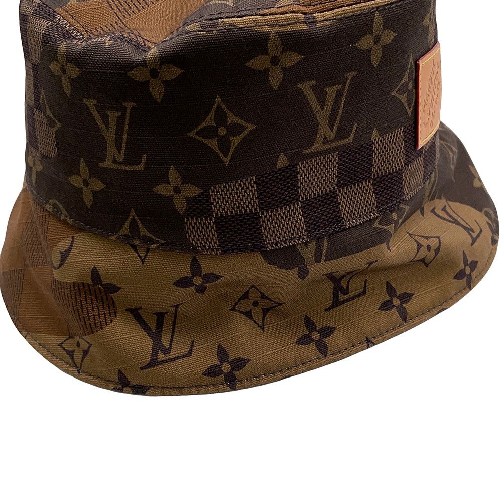 ルイヴィトン ハット モノグラム ランドスケープ リバーシブル