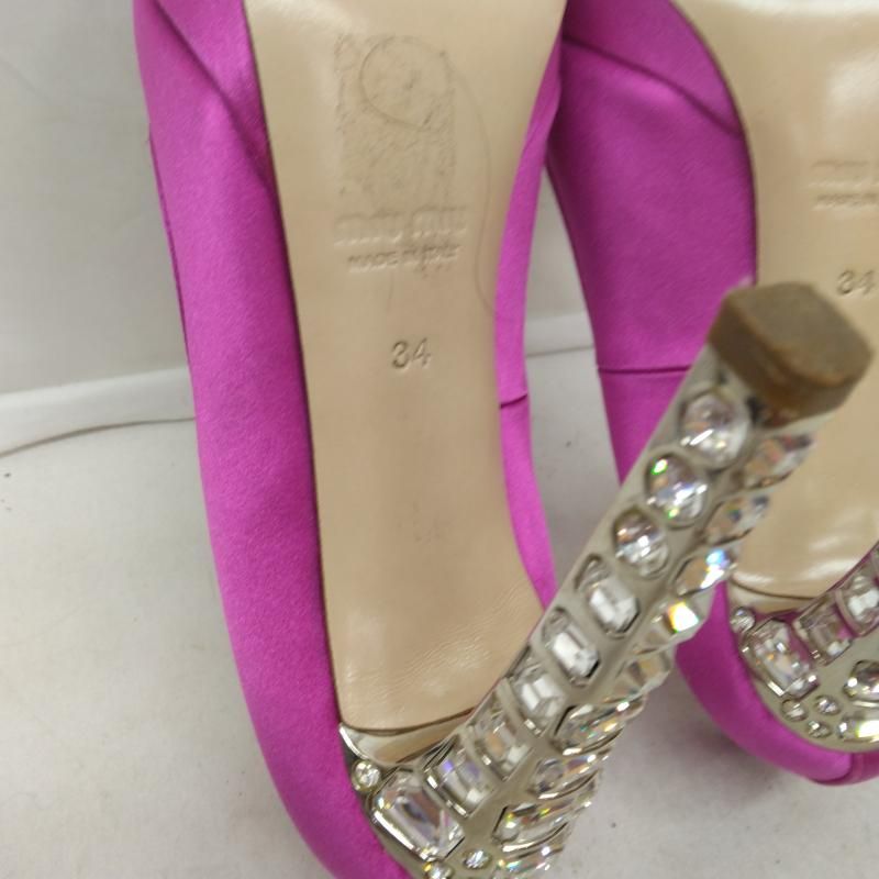 ハイヒール サテン地