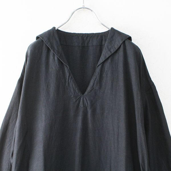 2022SS nest Robe ネストローブ リネン セーラーカラーロング