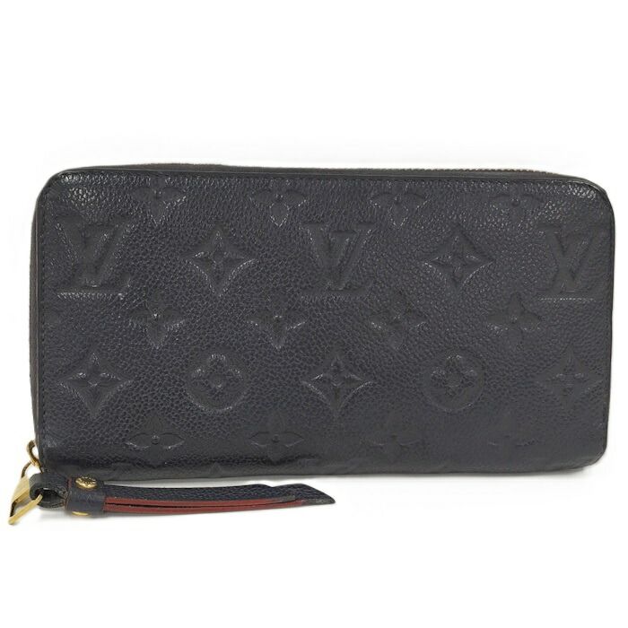 LOUIS VUITTON ジッピーウォレット ラウンドファスナー長財布 モノグラム アンプラント マリーヌルージュ M62121