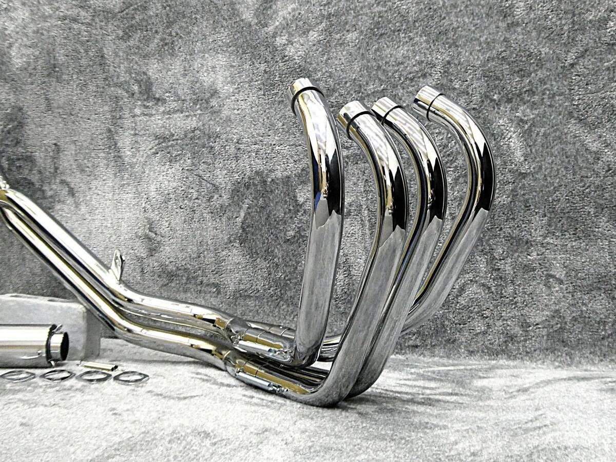 NC31 CB400SF 豪42.7πマフラー メッキ アウター /関西低回転 4-2-1