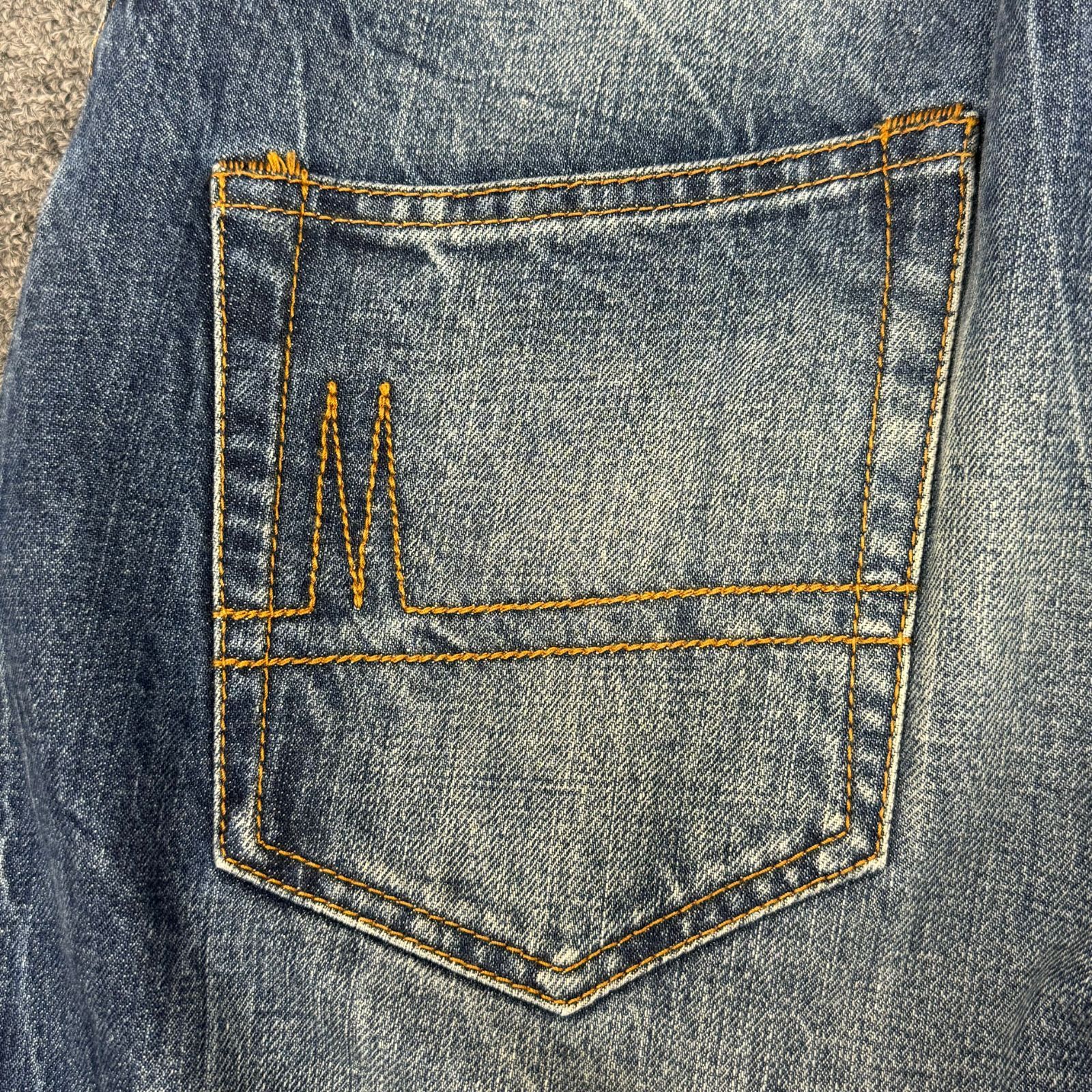 国内正規 MONCLER GENIUS × fragment design 18AW Washed Denim Pants