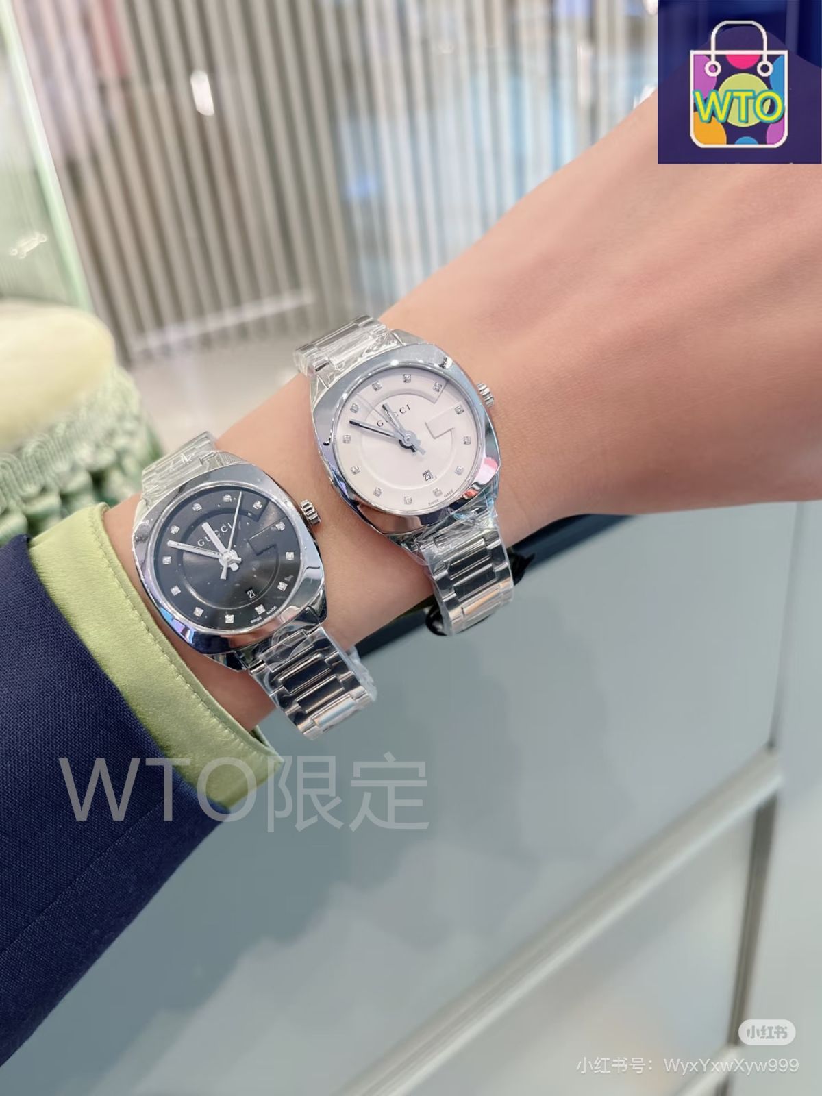 GUCCI ダイヤ　　時計 GUCCI] Gucci G logo watch Diamond bezel 102 stainless steel