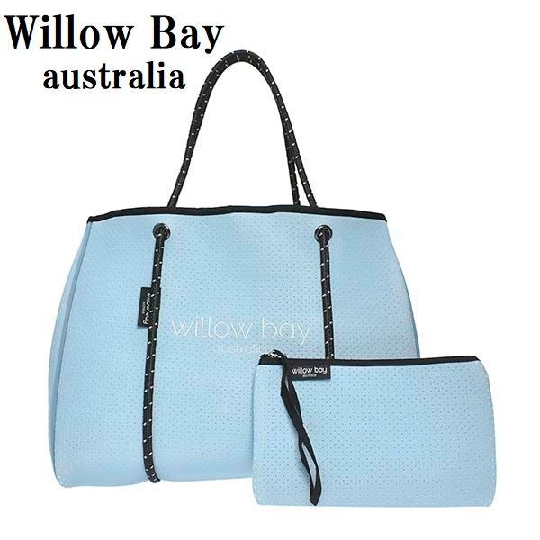 【B品】willow bay ウィローベイ/トートバッグ/ネオプレーン/ポーチ付