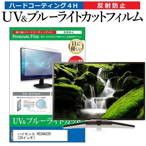 ハイセンス HS24A220 [24インチ] 機種で使える ブルーライトカット 反射防止 指紋防止 液晶TV 保護フィルム メール便送料無料