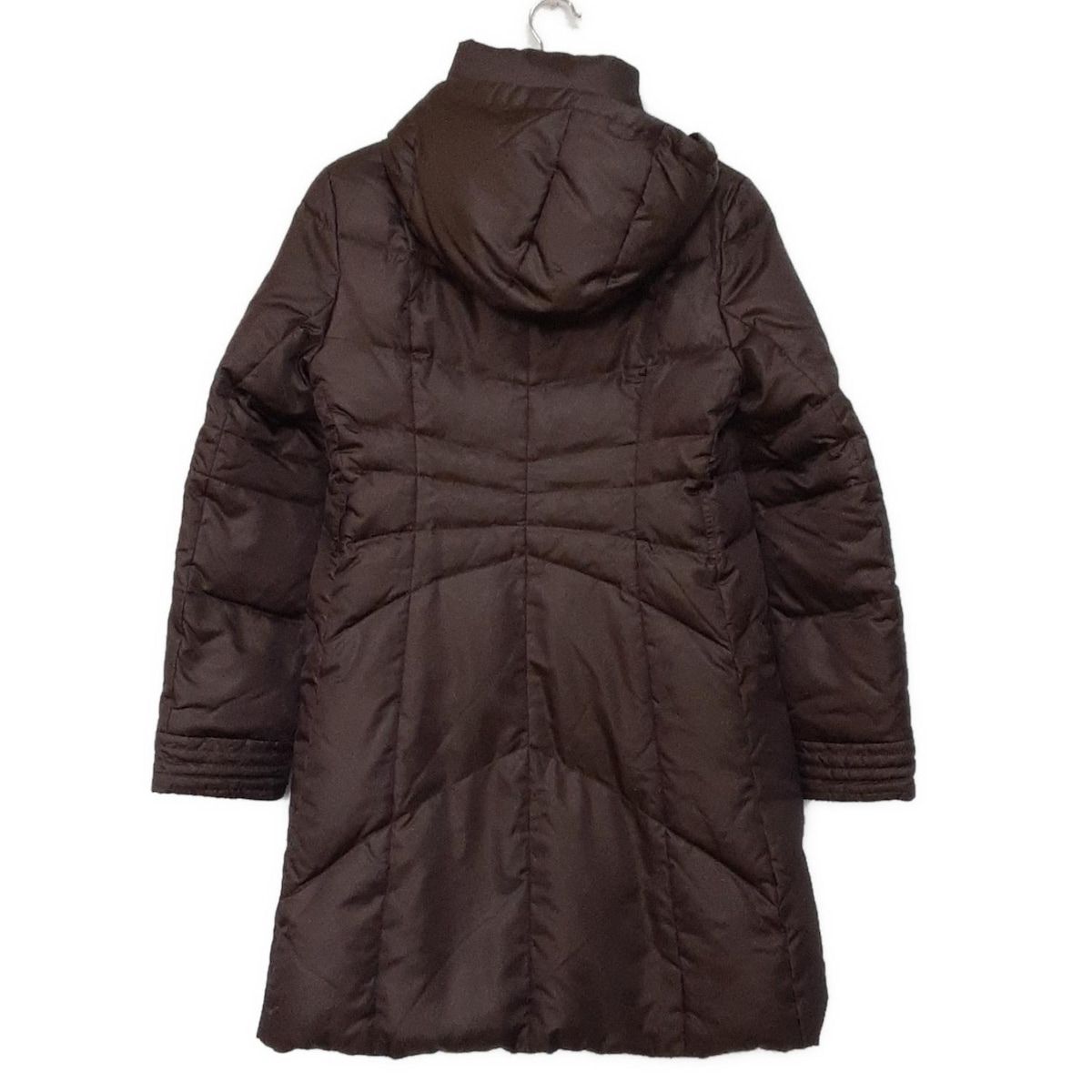 アンタイトル ダウンコート サイズ2 M レディース - ダークブラウン 長袖 ジップアップ ラクーンファー付属なし ベルト付属なし 冬
