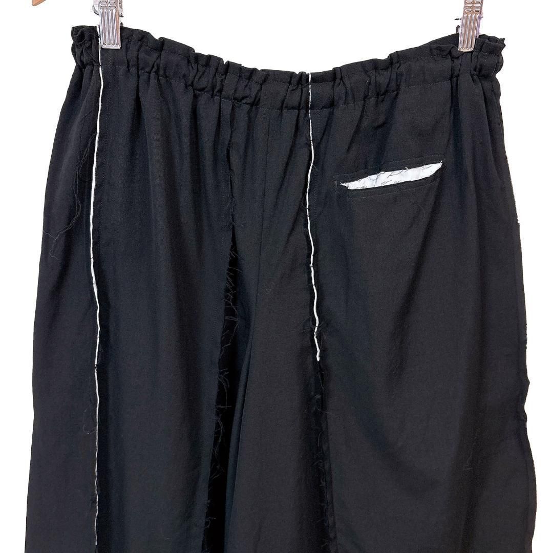  ビーヨウジヤマモト ガウチョワイドパンツ ウエストゴム 1 ワイドパンツ イージーパンツ パンツ