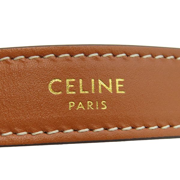 セリーヌ CELINE ハンドバッグ アヴァ デニム カーフ NAVY×TAN  