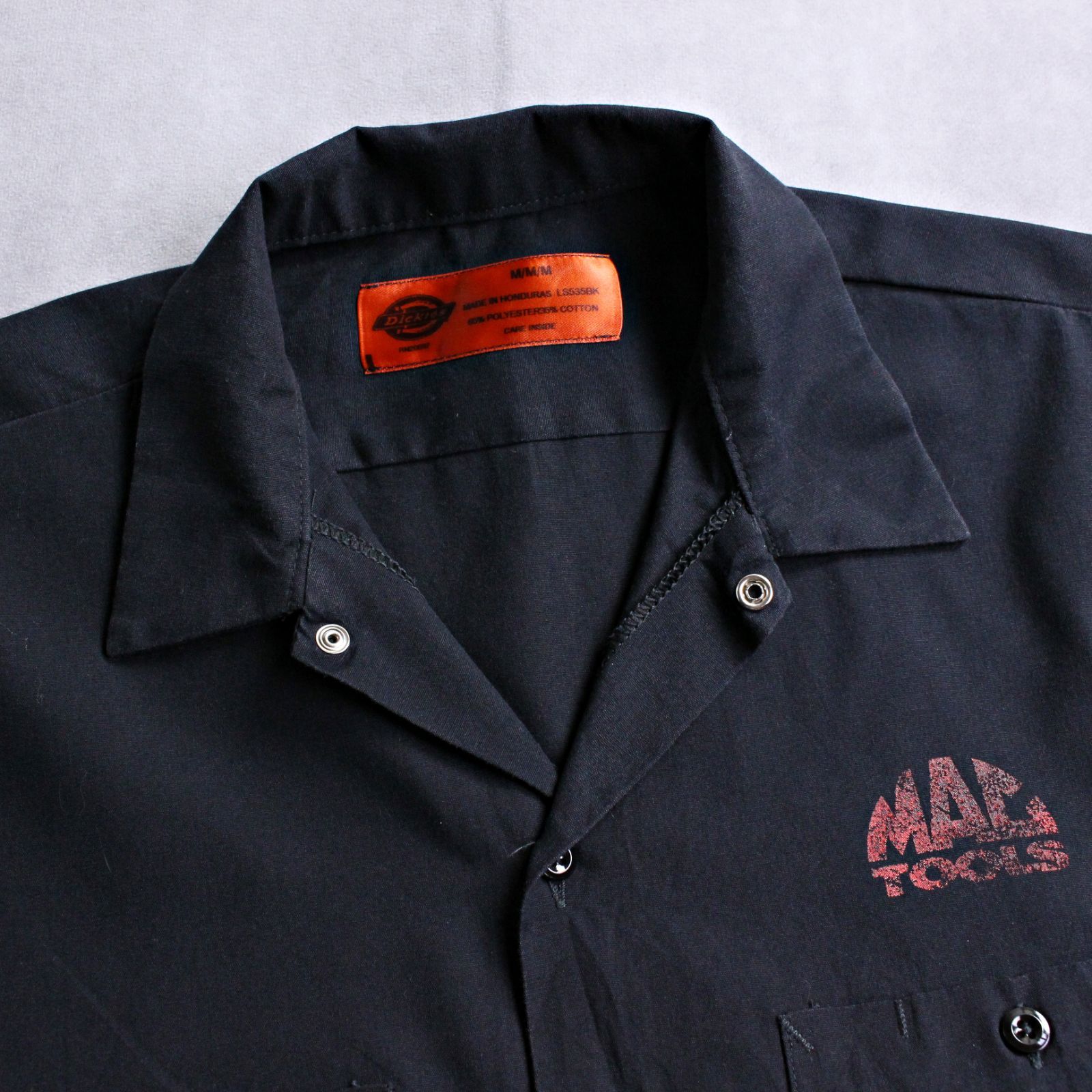 Dickies ディッキーズ MAC TOOLS ワークシャツ 2XL 企業ロゴ MAC TOOLS】マックツールズ ディッキーズ ワークシャツ バック